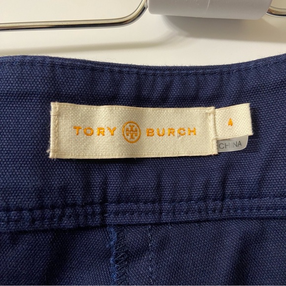 Tory Burch Navy Blue Wide Leg Pants 4 - Picture 6 of 7